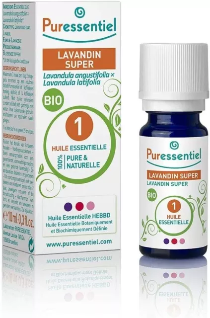 Puressentiel - Huile Essentielle Lavandin Super - Bio - 100% pure et naturelle -
