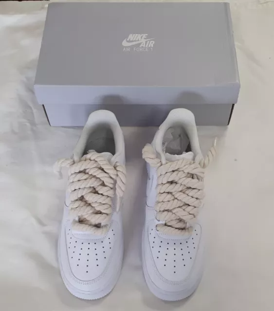 Nike Air Force 1 '07 Blanc Pointure 42 Lacet large basket chaussures