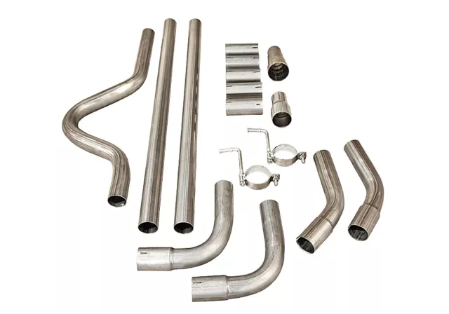 Peugeot Sports Universal Full Cat Back System Pipe Kit 2" Exhaust Piping