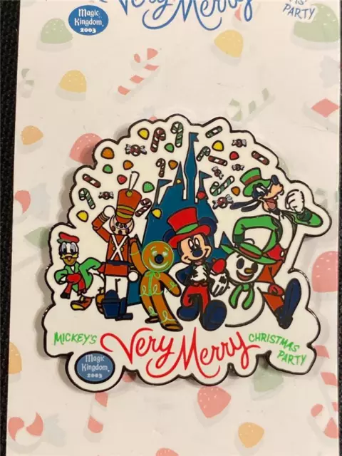 Disney Pin - Mickey's Very Merry Christmas Party 2003 Logo Pin LE 2500