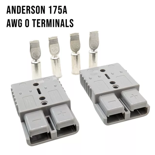 175A 600V 0 AWG 8.25mm Anderson Plug Connectors Quick Connector Electric 2