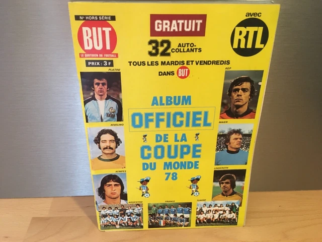 Autocollant Ancien ASSE Coupe Du Monde 1978 - Football Saint-Étienne, Marque Adidas