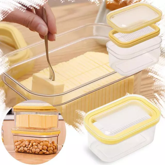 Butter Box Easy Cutting Storage Rectangular Storage Box Baking Tool.