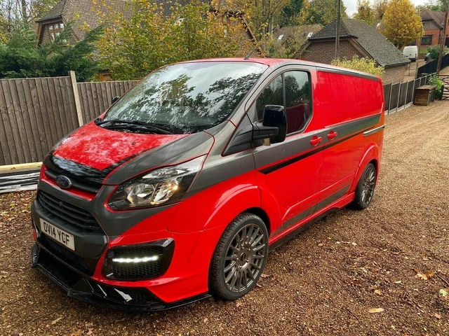 thumbnail interactive-video image 1 of Vision Graphics Ford Transit Custom Sport Bonnet Decal Kit – Racing Stripes (Matte Finish, Customizable) 1 of 6