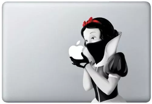 Snow White Revenge Holding Apple MacBook Pro / Air 11 Inch Vinyl Decal Sticker