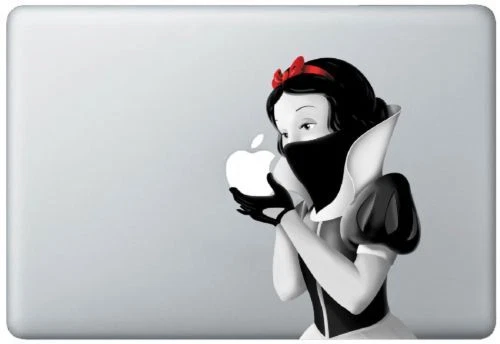 Snow White Revenge Holding Apple MacBook Pro / Air 13 Inch Vinyl Decal Sticker