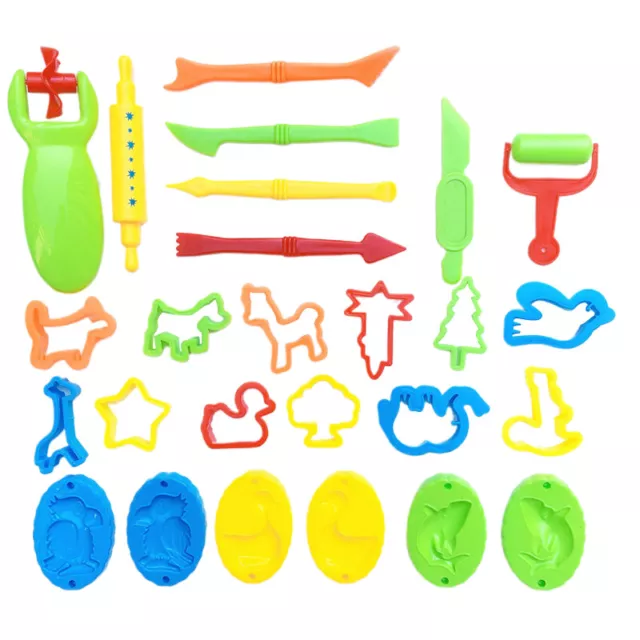 26pcs Teig --Werkzeuge für Kinder Tonspielzeug Teile Kindergeschenke Set