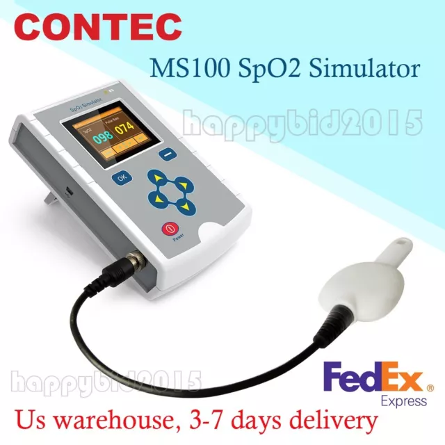 SpO2 Simulator MS100 Pulse Rate Blood Oxygen Simulator Pulse Oximeter reaction