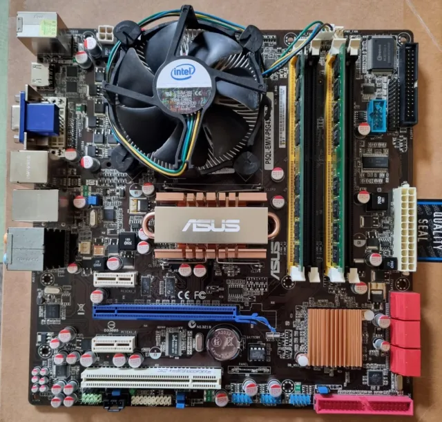 Carte mère Asus P5QL-EM + Processeur Intel Core 2 Duo E4600