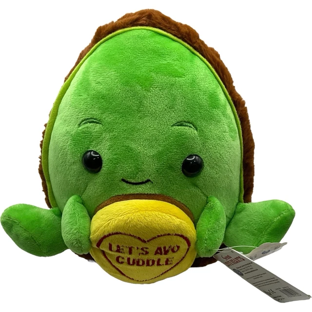 Posh Paws Love Hearts Avocado Plüschtier – Kuschelig, Ca. 18 Cm, Mit Süßem Spruch