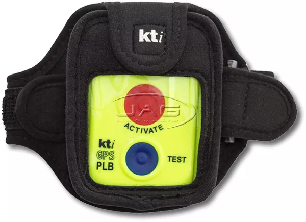 KTI BLACK NEOPRENE SPORTS ARMBAND CASE-Arm Band for SA2G PLB Safety Beacon EPIRB 2