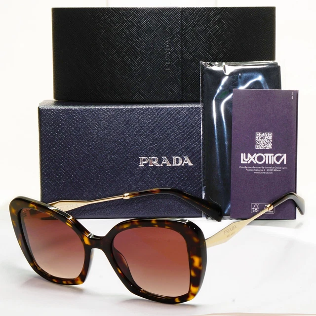 PRADA SUNGLASSES BROWN Caramel Tortoise Gold Gradient PR53YS  display picture 1