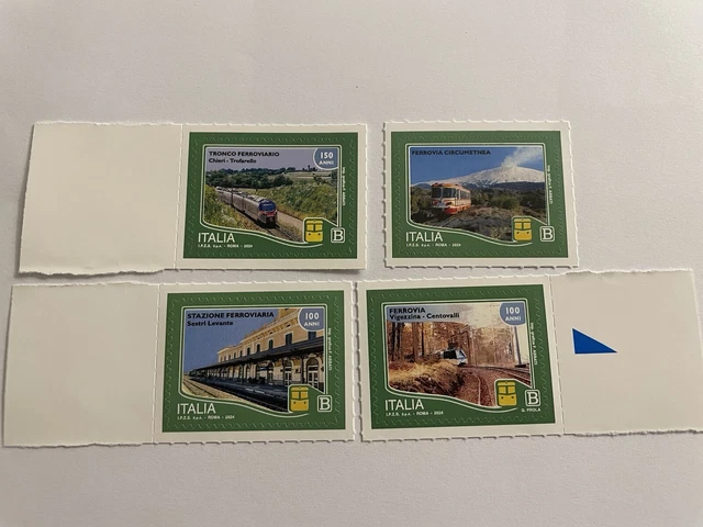 100 Francobolli Diversi Ferrovie E Funicolari | Prophila Collection | Per Collezionisti Di Treni - 5