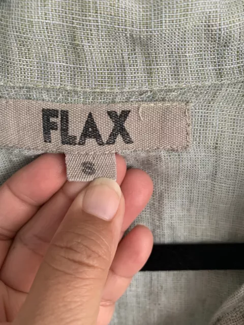 FLAX Sage Linen Top