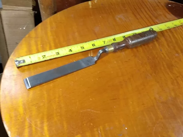 Vintage Patternmakers' 3/4" Buck Bros. Crank Neck Chisel Restored