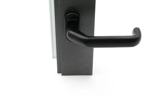 SCHÜCO TÜRDRÜCKER RAL 9005 schwarz, Halbgarnitur 210752 EUR 37,99 ...