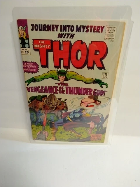 Journey Into Mystery with The Mighty THOR #115  Silver Age 1965 Comic Book