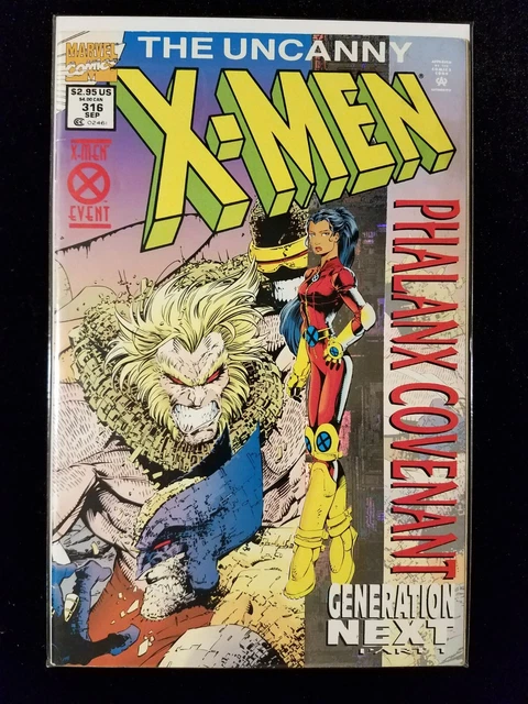 UNCANNY X-MEN Comic #316 (Sept 1994, Marvel) 8.0 VF (Holofoil Cover)
