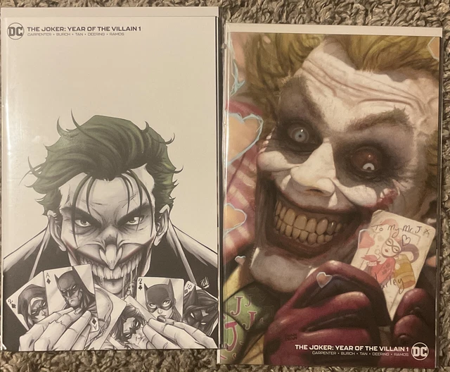 Lot 2 books Joker: Year of the Villain #1, Kincaid & Brown covers NM
