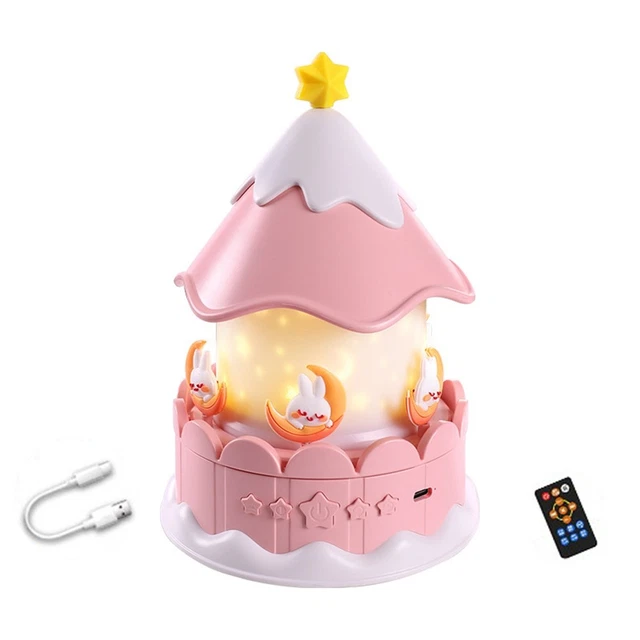 1X(STAR GALAXY PROJECTOR Night Light for Kids 360° Rotating Baby ...