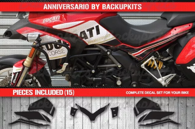 Ducati Multistrada Adesivi Decals Stickers Aniversario 2009 -  2014 3