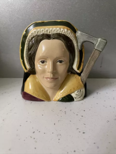 Royal Doulton Small Character Toby Jug Catherine Howard D6692 Peter Gee