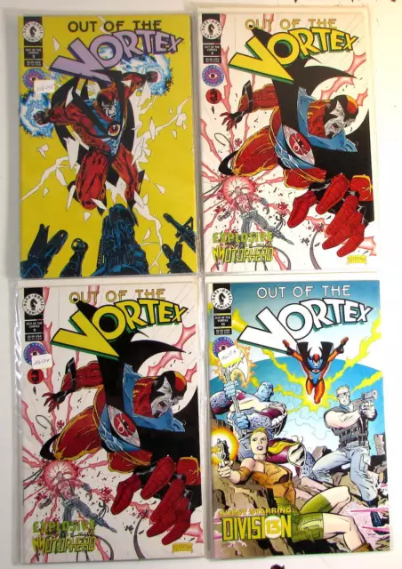 1994 Out of the Vortex Lot of 4 #8,9 x2,10 Dark Horse Comic Books