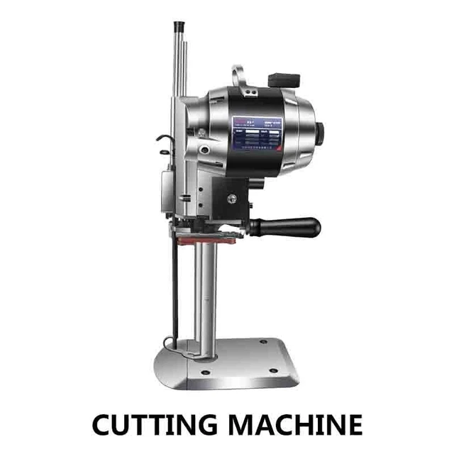 Vertical Straight Knife Electric Fabric Cutter With Automatic Knife Sharpening