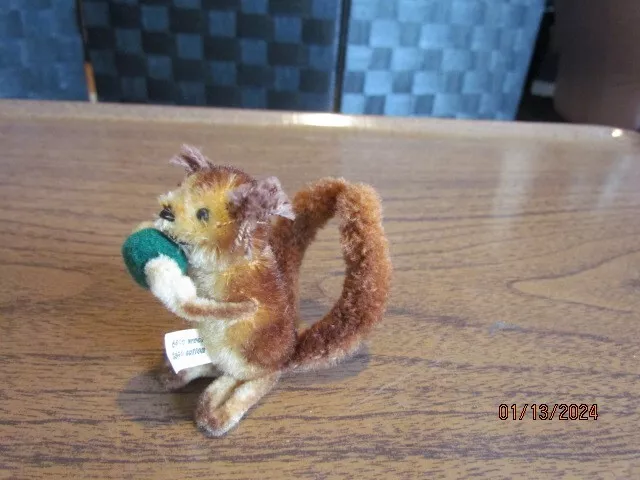 Vintage Miniature Schuco Squirrel Animal Part Of The Noah’s Arche Series 2.5” 2