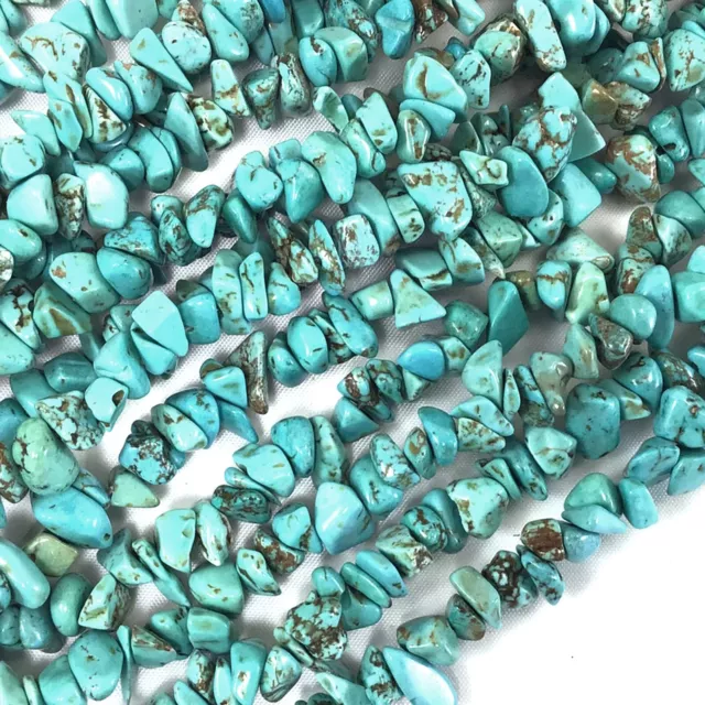 Natural Gemstone 5-8mm Chip Beads 32'' Lapis Hematite Turquoise Malachite Coral