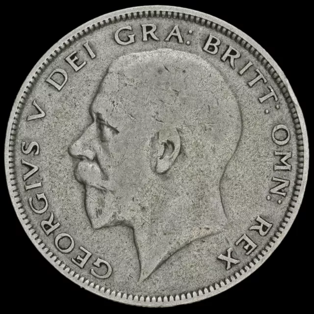 1930 George V Silver Half Crown, Very Rare, Fine