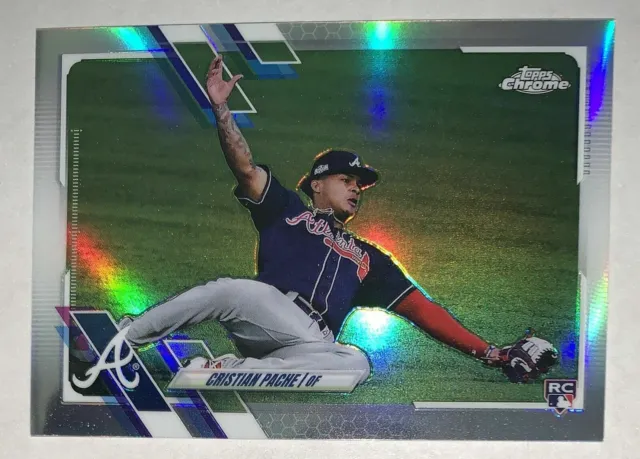 2021 Topps Chrome Refractor SP ‘Image Variation’ Christian Pache RC #187 Rookie
