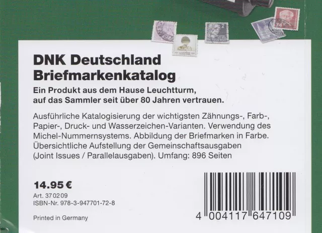 DNK / Lighthouse Germany Stamp Catalogue 2024 2