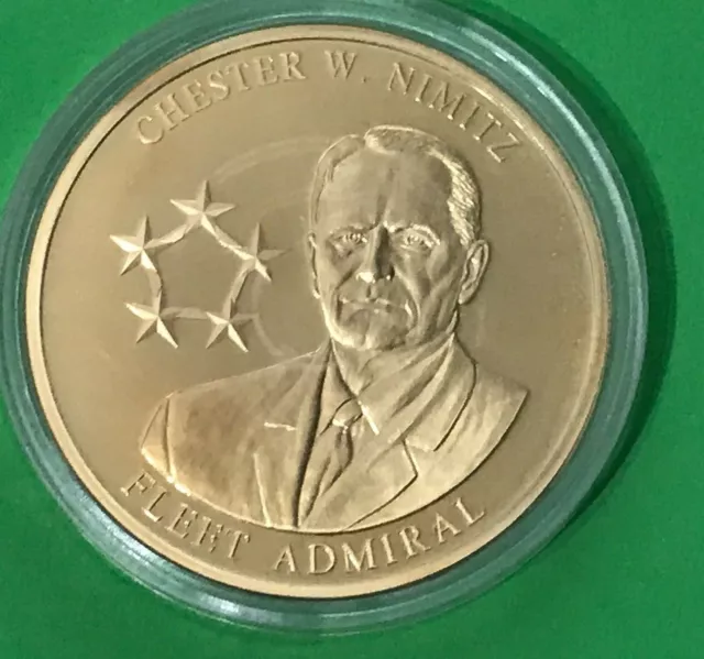 ~Simply Coins~ 2012 Leaders of World War II Chester Nimitz Proof Coin/Medal