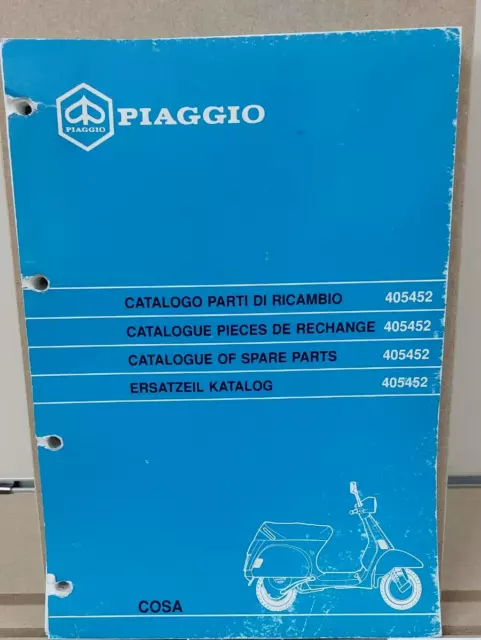 Catalogo Parti Di Ricambio Piaggio Cosa 2 Originale