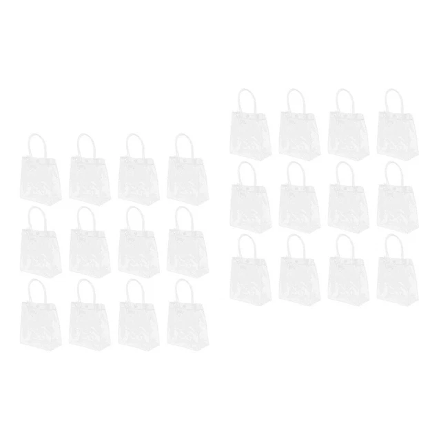 24 pz sacchetti di plastica fine sacchetti regalo sacchetti in PVC per regali per feste shopping