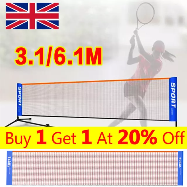 Badminton Pickleball Net Portable Foldable Nets for Junior Adult Tennis Training