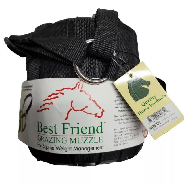 Best Friend Deluxe Grazing Muzzle - #BF01  HORSE