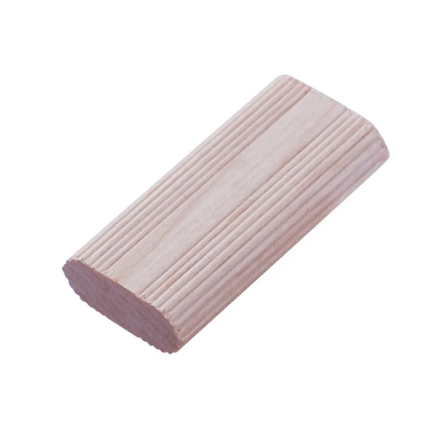 Bloque de varillas de palanca de madera sin terminar 50 piezas para modelo de construcción (10x50 mm)