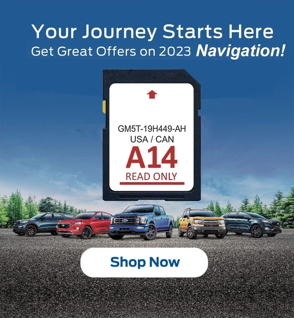 U.S. AND CANADA sync navigation system map update version a14 gm5t