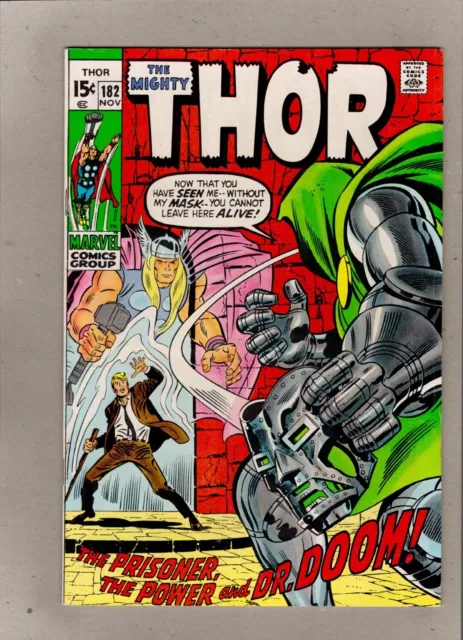 Mighty Thor #182_November 1970_Very Fine_Doctor Doom_Silver Age Marvel!