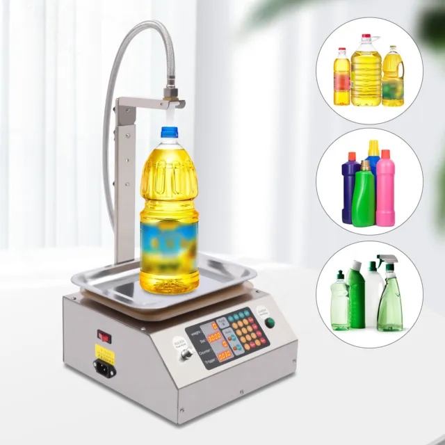 Liquid Filling Machine , Automatic Quantitative Bottle Filler Microcomputer Con