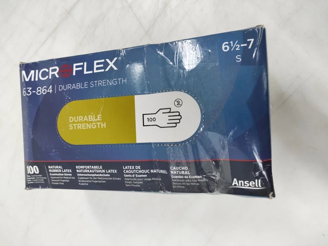 Guantes desechables Ansell Microflex en polvo, talla S Guantes desechables Ansell Microflex en polvo, talla S