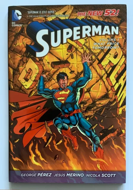 Superman Vol #1 Hardcover Book. 1st print (DC New 52 2012) VF condition.