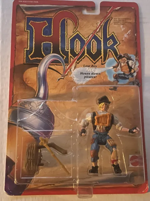 VINTAGE LOT OF 2 Disney Hook Action Figures Peter Pan & Ace