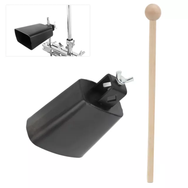 (default)Cow Bell Noise Maker Hand Percussion Cowbell Unique For Drum Set