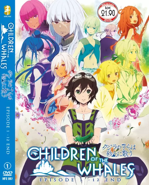 DVD ANIME Children of the Whales Vol.1-12 End Region All English Subs +Free Ship