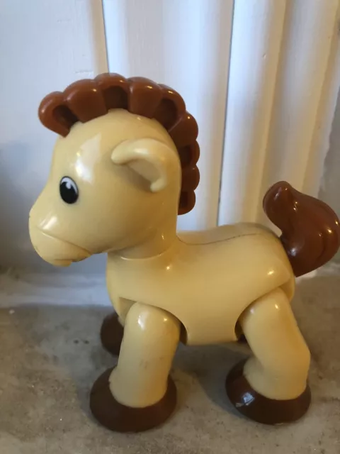 Fisher-Price 4" Amazing Animals Click Clack Pony Horse Sensory Poseable Toy