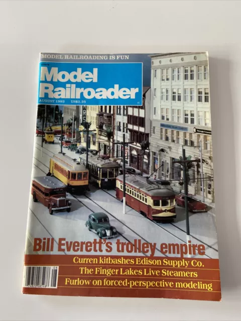 August 1983 Model Railroader Magazine Vol. 50 Issue No. 8