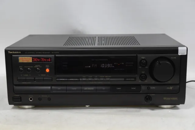 Technics SA-EX510 Dolby Pro Logic AV AM/FM Stereo Receiver Amplifier with Phono